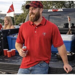 Tampa Bay Buccaneers Polo Men XXL Cutter Buck Cotton